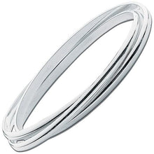 Load image into Gallery viewer, Ladies Sterling Silver Russian Wedding Bangle - Pobjoy Diamonds