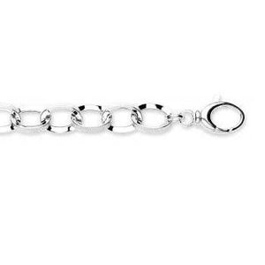 Silver Linked Circle Bracelet - Pobjoy Diamonds