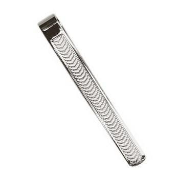 Understated and refined gents 925 sterling silver tie slide from Pobjoy for everyday wear.