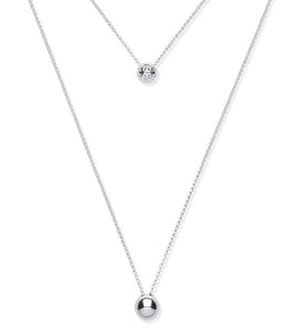 Silver Versatile Oversize Adjustable Necklace - Pobjoy Diamonds