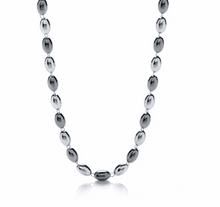 Load image into Gallery viewer, Silver &amp; Ruthenium Bead Necklace - Pobjoy Diamonds