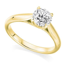 Load image into Gallery viewer, 18K Yellow Gold 1.50 Carat Solitaire Diamond Ring F/VS2 - Avignon - Pobjoy Diamonds