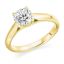 Load image into Gallery viewer, 18K Yellow Gold 2.08 Carat Classic Solitaire Diamond Ring G/VVS2 - Avignon - Pobjoy Diamonds