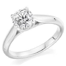 Load image into Gallery viewer, 18K White Gold 1.25 Carat Solitaire Diamond Ring - F/VS2 - Avignon - Pobjoy Diamonds