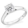 2.20 Carat Solitaire Round Brilliant Cut Lab Grown Diamond Ring E/VVS2