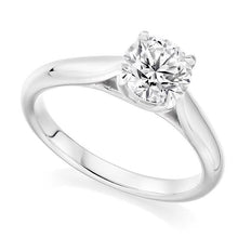 Load image into Gallery viewer, 950 Platinum 1.50 Carat Solitaire Diamond Ring F/VS2 - Avignon - Pobjoy Diamonds