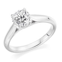 Load image into Gallery viewer, 950 Platinum 1.25 Carat Solitaire Diamond Ring F/VS2 - Avignon - Pobjoy Diamonds