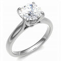 Platinum or 18K Gold Solitaire Round Brilliant Cut 2.00 Carat Diamond Ring H/VS2-Sanremo - Pobjoy Diamonds