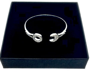 Sterling Silver Baby Spanner Bangle
