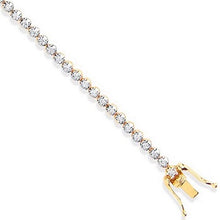 Load image into Gallery viewer, 18K Yellow Gold  Diamond Tennis Bracelet 1.00 Carat 