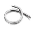 950 Platinum 6.5 Carat Princess Cut Diamond Tennis Bracelet 