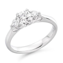 Load image into Gallery viewer, 9K Gold 1.10 Carat Lab Grown Diamond Ring - H/Si - Pobjoy Diamonds
