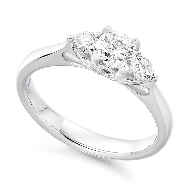 18K Gold 1.10 Carat Lab Grown Diamond Ring