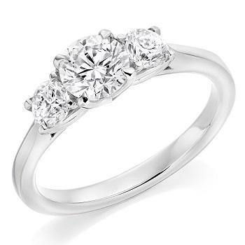 18K White Gold 1.70 Carat Lab Grown Diamond Ring - F/VS2 - Pobjoy Diamonds