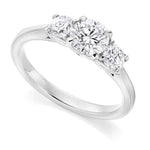 Platinum 1.50 Carat Lab Grown Diamond Ring - F/VS1.  40% BALANCE PAYMENT - Pobjoy Diamonds