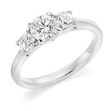 Load image into Gallery viewer, 18K White Gold 1.70 Carat Lab Grown Diamond Ring - F/VS2 - Pobjoy Diamonds