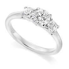 Load image into Gallery viewer, 1.50 Carat Lab Grown Diamond Trilogy Ring E/VS1 - Pobjoy Diamonds