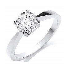 Load image into Gallery viewer, 18K White Gold 1.00 Carat Solitaire Ring H/Si-Formentera - Pobjoy Diamonds