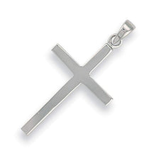 Load image into Gallery viewer, 9K White Gold Cross &amp; Neck Chain - Pobjoy Diamonds
