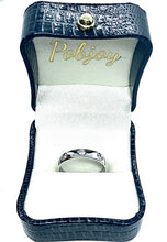 Load image into Gallery viewer, 18K White Gold Diamond Studded Wedding Band 4mm - Pobjoy Diamonds