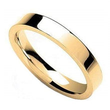 Load image into Gallery viewer, Flat Court Wedding Band In 18K Gold or 950 Platinum. Select Width 2mm-7mm - Pobjoy Diamonds