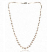 Load image into Gallery viewer, Freshwater White Pearl &amp; Silver Necklace - Pobjoy Diamonds