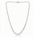 Freshwater White Pearl & Silver Necklace - Pobjoy Diamonds