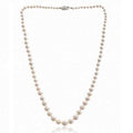 Freshwater White Pearl & Silver Necklace - Pobjoy Diamonds