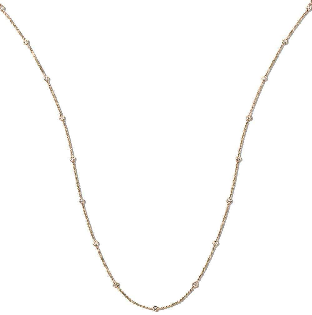 Yard of Diamonds 18K Yellow Gold  Necklace - Pobjoy Diamonds