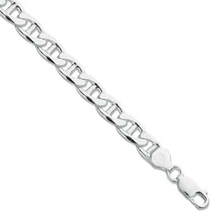 Load image into Gallery viewer, Sterling Silver Gents Anchor Bracelet - Medium Weight - Pobjoy Diamonds
