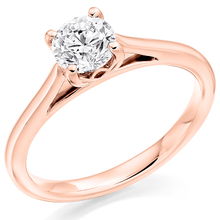 Load image into Gallery viewer, Arundel Four Prong Round Brilliant Cut - Pobjoy Diamonds