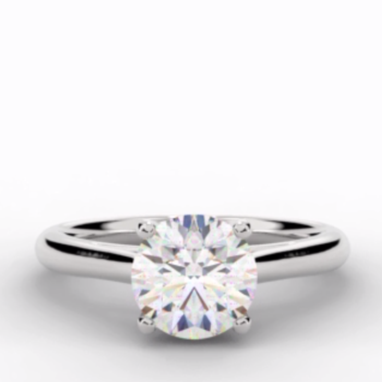 Arundel Four Prong Round Brilliant Cut - Pobjoy Diamonds