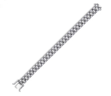 Load image into Gallery viewer, Sterling Silver Child&#39;s Fancy Link Style Bracelet - Pobjoy Diamonds