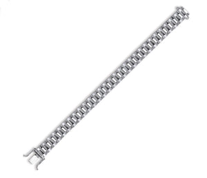 Sterling Silver Child's Fancy Link Style Bracelet - Pobjoy Diamonds
