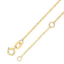 Load image into Gallery viewer, 18K Yellow Gold Diamond Cut Ladies Belcher Chain