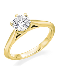 Load image into Gallery viewer, Bellagio Six Prong Round Brilliant Cut - Pobjoy Diamonds