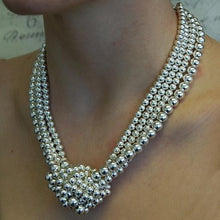 Load image into Gallery viewer, 925 Sterling Silver Knotted Necklace - Pobjoy Diamonds
