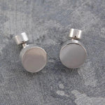 Handmade Sterling Silver Circular Cufflinks - Pobjoy Diamonds