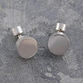 Handmade Sterling Silver Circular Cufflinks - Pobjoy Diamonds