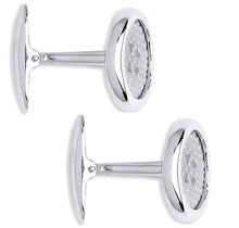 Load image into Gallery viewer, Sterling Silver Button Cufflinks - Pobjoy Diamonds