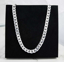 Load image into Gallery viewer, Sterling Silver Handmade Mens Heavy Curb Neck Chain - Pobjoy Diamonds