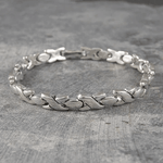 Handmade Sterling Silver Hugs & Kisses Bracelet