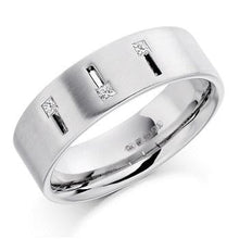 Load image into Gallery viewer, Gents Diamond 0.10 CTW Ring In 950 Platinum or 950 Palladium F-G/VS Pobjoy Diamonds
