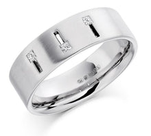 Load image into Gallery viewer, Gents Diamond 0.10 CTW Ring In 950 Platinum or 950 Palladium F-G/VS Pobjoy Diamonds