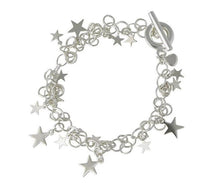 Load image into Gallery viewer, Sterling Silver Cosmos T-Bar Bracelet - Pobjoy Diamonds