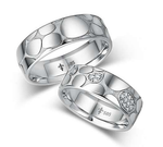 White Gold Crocodile Ring - Pobjoy Diamonds