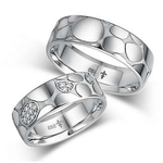 White Gold Crocodile Ring - Pobjoy Diamonds