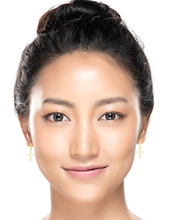 Load image into Gallery viewer, 9 Carat Yellow Gold Diamond Cross Drop Earrings 0.10 CTW - Pobjoy Diamonds