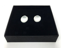 Load image into Gallery viewer, Sterling Silver Domed Round Bar Cufflinks - Pobjoy Diamonds