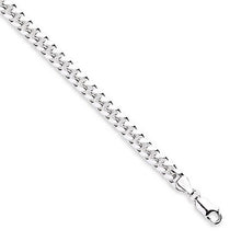 Load image into Gallery viewer, Sterling Silver Domed Curb Neck Chain 6.5mm - Pobjoy Diamonds